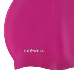 Silikona peldcepure Crowell Mono Breeze col.4, violeta cena un informācija | Peldcepures | 220.lv