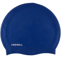 Silikona peldcepure Crowell Mono Breeze col.5, tumši zila cena un informācija | Peldcepures | 220.lv