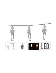 Helovīna virtene Skeleton/Scull, 10 LED cena un informācija | Svētku dekorācijas | 220.lv
