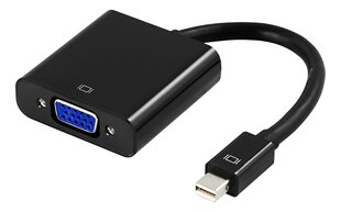 Deltaco 00110026, VGA/Mini DP, 0.2 m cena un informācija | Adapteri un USB centrmezgli | 220.lv