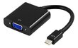 Deltaco 00110026, VGA/Mini DP, 0.2 m цена и информация | Adapteri un USB centrmezgli | 220.lv