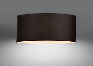 Sollux griestu lampa Otto, melna, 70 cm cena un informācija | Griestu lampas | 220.lv