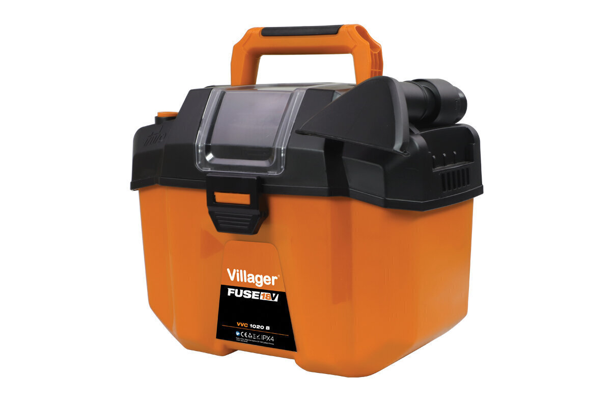 Akumulatora putekļsūcējs Villager VVC 1020B cena un informācija | Celtniecības putekļu sūcēji | 220.lv