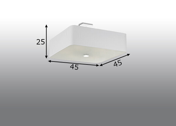 Sollux griestu lampa Lokko, balta, 45 cm cena un informācija | Griestu lampas | 220.lv