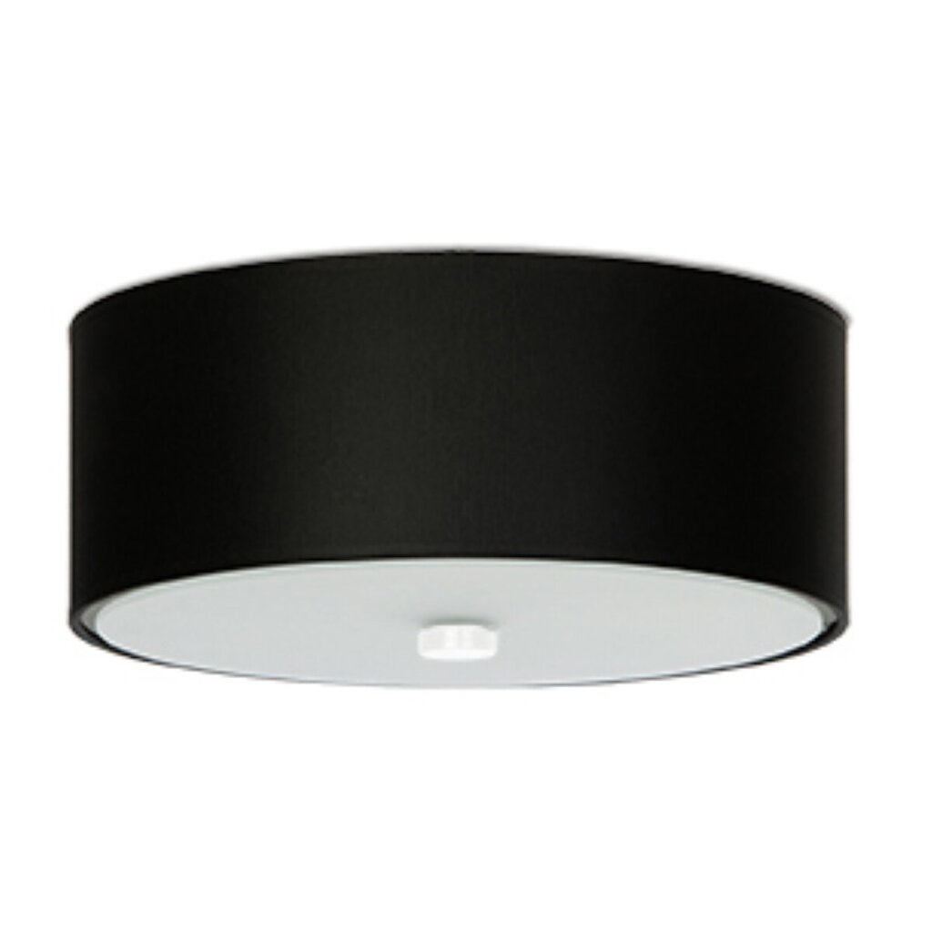 Sollux griestu lampa Skala, melna, 30 cm cena un informācija | Griestu lampas | 220.lv