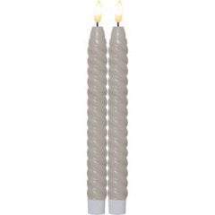 Светодиодная свеча Flamme Swirl 064-35 цена и информация | Подсвечники, свечи | 220.lv