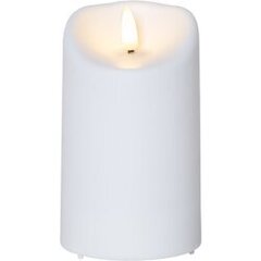 LED vaska svece uz baterijām balta AA 0,03W 7,5x13cm Flamme 063-83 cena un informācija | Sveces un svečturi | 220.lv