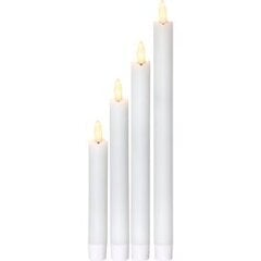 LED vaska sveces baltas 4gb Flamme 063-31 cena un informācija | Sveces un svečturi | 220.lv