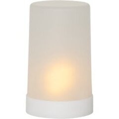 LED vaska svece uz baterijām balta AA 0.072W 9x14,5cm Flame candle 062-36 cena un informācija | Sveces un svečturi | 220.lv