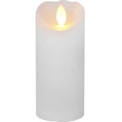 LED vaska svece uz baterijām balta AA 0,12W 5,5x12,5cm Glow 068-43 cena un informācija | Sveces un svečturi | 220.lv