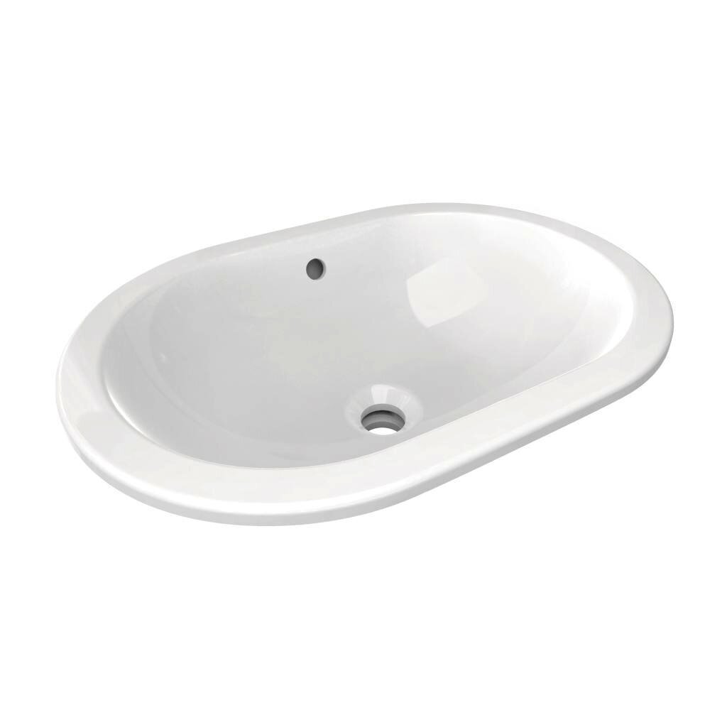 Keramikas izlietne, Ideal Standard Connect Oval, 55x38cm, balta, E504801 cena un informācija | Izlietnes | 220.lv