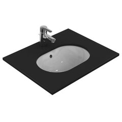 Керамический умывальник Ideal Standard Connect Oval 48x35 см, крепится снизу, белый, E504601 цена и информация | Раковины | 220.lv