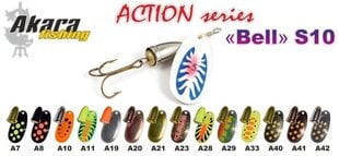 Блесна AKARA Action Series Колокольчик-3 8г. цена и информация | Воблеры, приманки, блесны | 220.lv