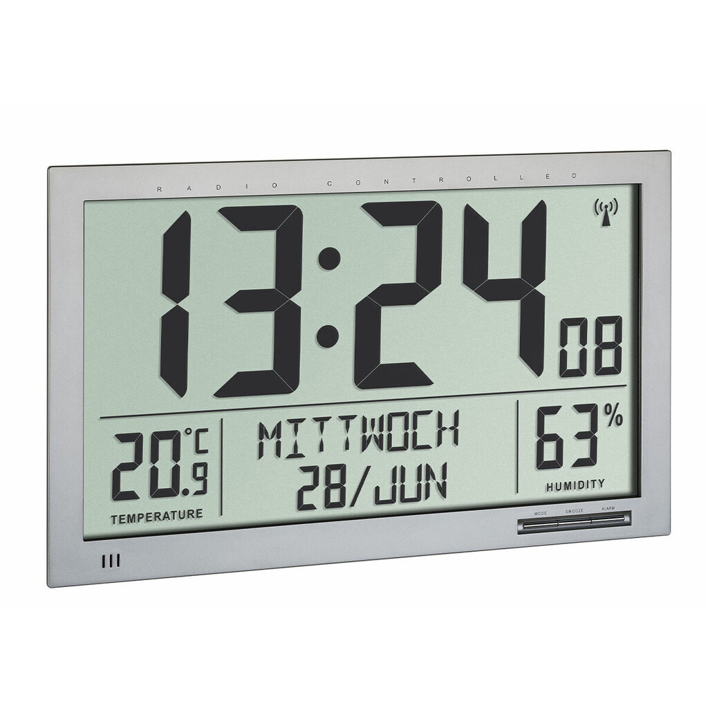 Digitālais XL radiovadāmais pulkstenis TFA ar istabas klimatu 60.4517 цена и информация | Pulksteņi | 220.lv
