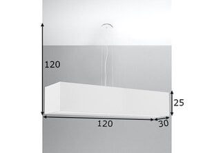 Sollux lampa Santa 120 cena un informācija | Lustras | 220.lv