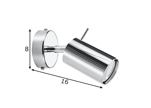 Sollux sienas lampa Ring cena un informācija | Sienas lampas | 220.lv