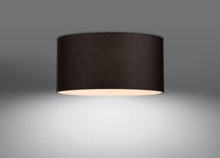 Sollux griestu lampa Otto, melna, 50 cm cena un informācija | Griestu lampas | 220.lv