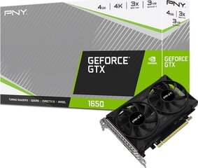 PNY Technologies VCG16504D6DFPPB cena un informācija | Videokartes (GPU) | 220.lv