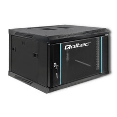 Серверный шкаф Qoltec 19'', 6U, 60x37x60 см цена и информация | Qoltec Компьютерная техника | 220.lv