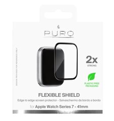 Закаленное стекло Puro для Apple Watch 7 (45 мм) цена и информация | Аксессуары для смарт-часов и браслетов | 220.lv