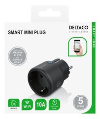 Kontaktligzda Deltaco Smart Home SH-P01M-B cena un informācija | Elektrības slēdži, rozetes | 220.lv