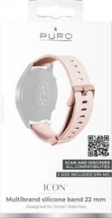 Puro Icon Universal Pink цена и информация | Аксессуары для смарт-часов и браслетов | 220.lv