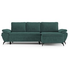 Universāls stūra dīvāns Homede Emanuel, tumši zaļš cena un informācija | Stūra dīvāni | 220.lv