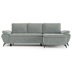 Universāls stūra dīvāns Homede Emanuel, sudraba cena un informācija | Stūra dīvāni | 220.lv