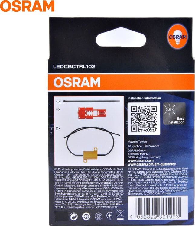 Auto spuldzes Osram LED 21W 10X2 1A cena un informācija | Auto spuldzes | 220.lv