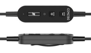 Deltaco Office USB mono цена и информация | Наушники с микрофоном Asus H1 Wireless Чёрный | 220.lv