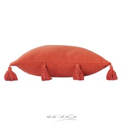 Декоративная подушка Tasselina Terracotta Orange цена и информация | Декоративные подушки и наволочки | 220.lv
