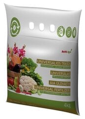 Baltic Agro Universālais mēslojums dārzam, 4 kg cena un informācija | Beramie mēslošanas līdzekļi | 220.lv