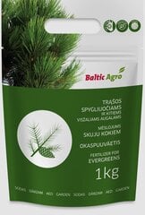 Baltic Agro mēslojums skuju kokiem, 1 kg cena un informācija | Beramie mēslošanas līdzekļi | 220.lv