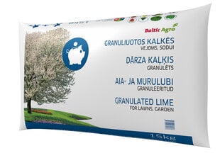 Baltic Agro Dolomīta milti, 15 kg цена и информация | Рассыпчатые удобрения | 220.lv