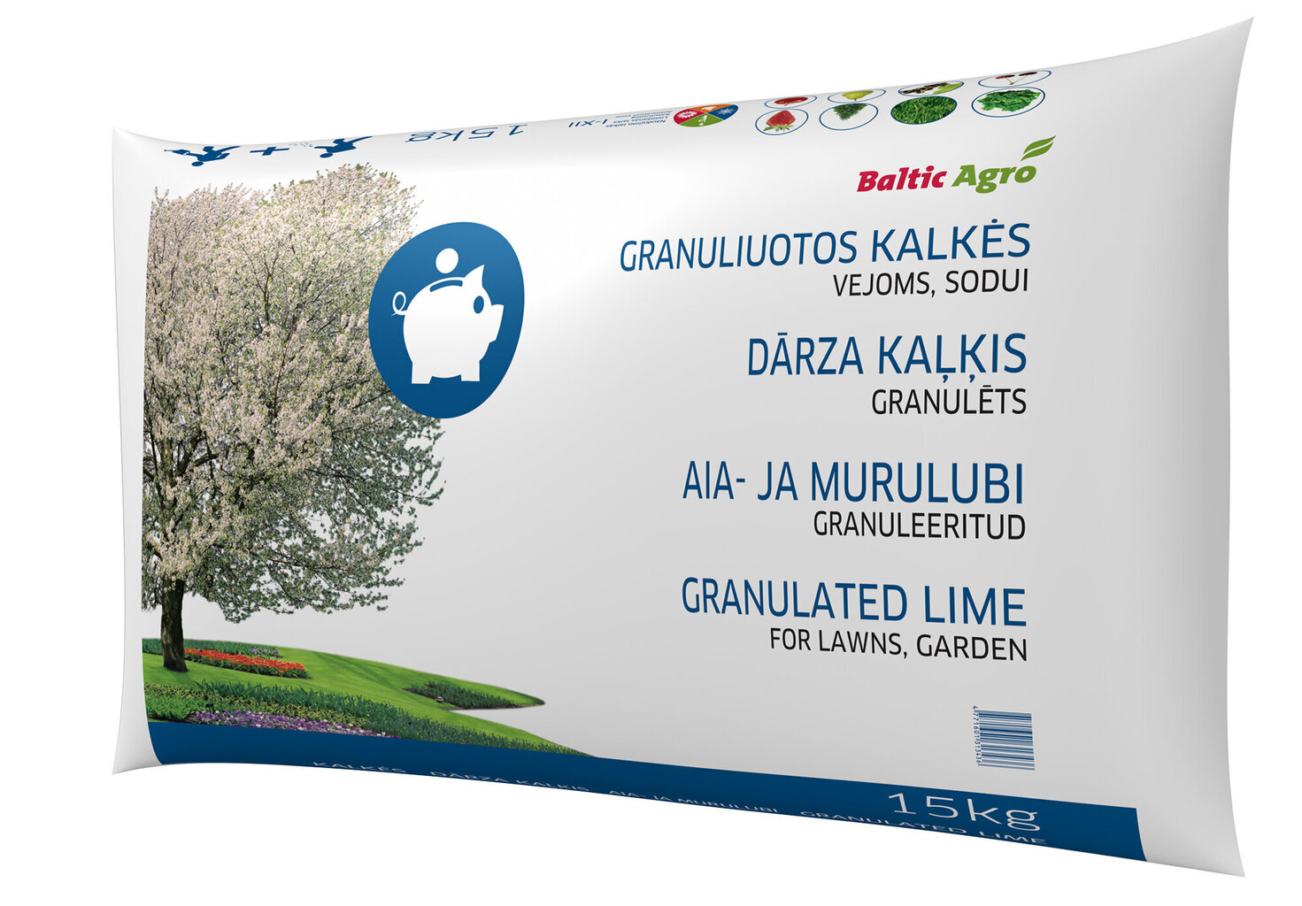 Baltic Agro Dolomīta milti, 15 kg цена и информация | Beramie mēslošanas līdzekļi | 220.lv