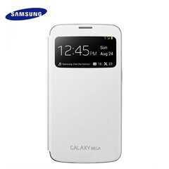 Samsung EF-CI920BWE Super Plāns Sānisks Maciņš ar lodziņu Galaxy Mega 6.3 Balts (EU Blister) cena un informācija | Telefonu vāciņi, maciņi | 220.lv