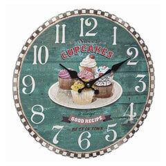 Sienas pulkstenis TFA Vintage cupcakes 60.3045 cena un informācija | Pulksteņi | 220.lv