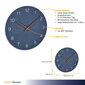 Sienas pulkstenis TFA 60.3054, zils cena un informācija | Pulksteņi | 220.lv