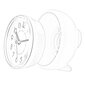 Vannas pulkstenis TFA 60.3055, balts cena un informācija | Pulksteņi | 220.lv