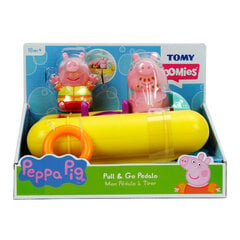Vannas rotaļlieta Pull & Go Pedalo Tomy, E73107C cena un informācija | Rotaļlietas zīdaiņiem | 220.lv