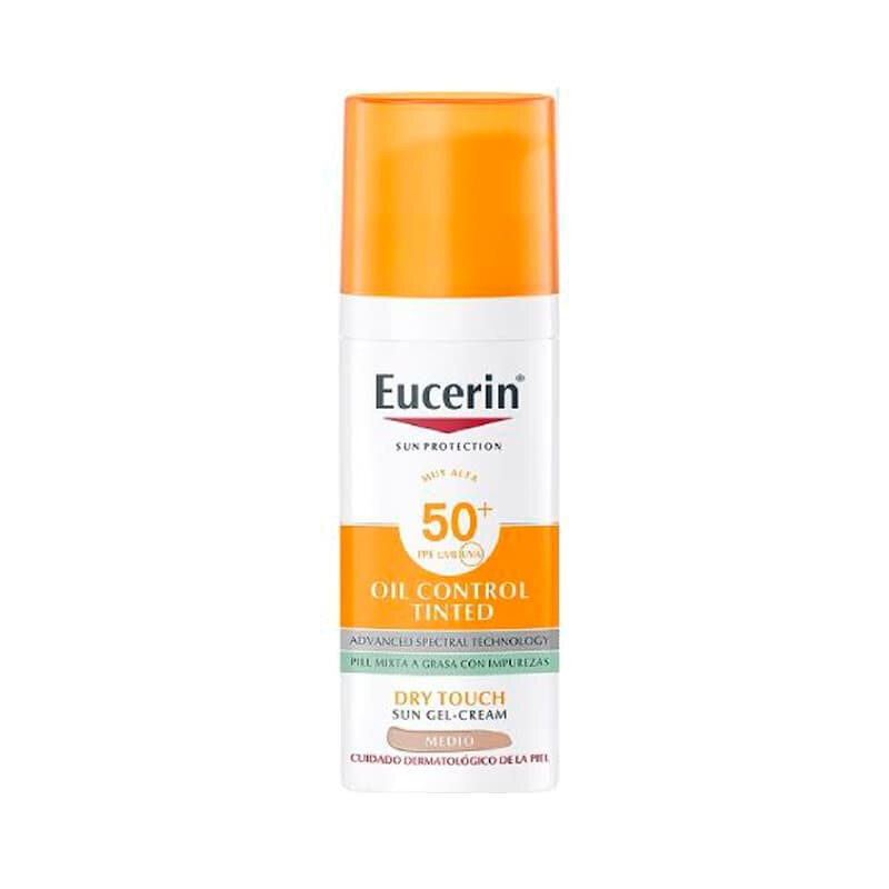 Sejas saules aizsargkrēms taukainai ādai Eucerin Sun Oil Control SPF50+ 50 ml cena un informācija | Sauļošanās krēmi | 220.lv
