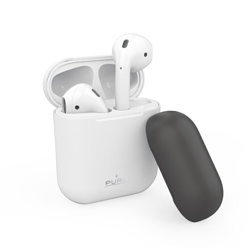 Puro Icon silikona futlāris Puro Icon paredzēts AirPods 1&2 цена и информация | Austiņu piederumi | 220.lv