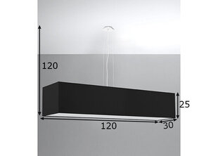 Sollux lampa Santa 120 cena un informācija | Lustras | 220.lv