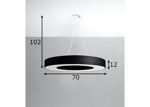 Sollux gaismeklis Saturno Slim 70 цена и информация | Люстры | 220.lv