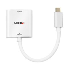 Адаптер Lindy 43339, USB-C/HDM цена и информация | Lindy Компьютерная техника | 220.lv