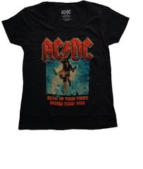 Sieviešu t-krekls ar īsām piedurknēm AC/DC "BLOW UP YOUR VIDEO" cena un informācija | T-krekli sievietēm | 220.lv