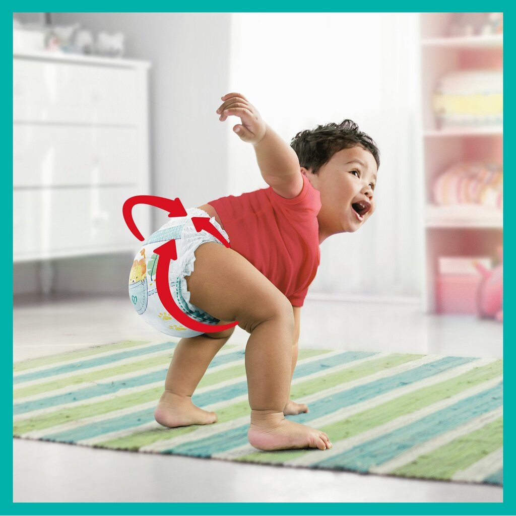 Pampers Pants Biksītes, Izmērs 3, 204 Autiņbiksītes, 6kg-11kg cena un informācija | Autiņbiksītes | 220.lv