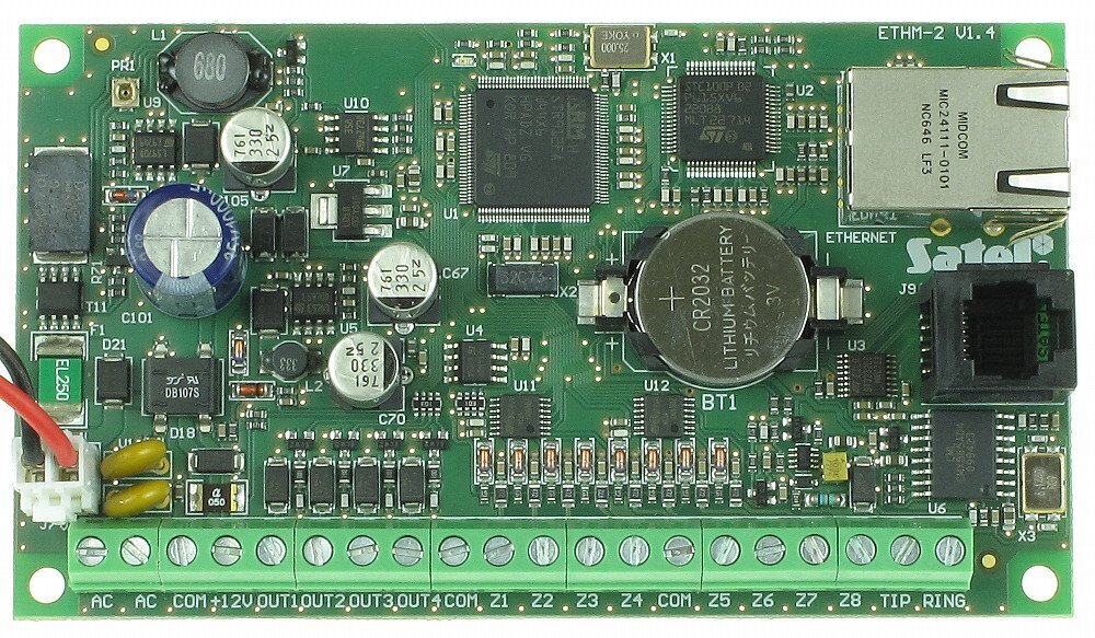 ETHERNET komunikācijas modulis ETHM-2 SATEL cena un informācija | Drošības sistēmas, kontrolieri | 220.lv