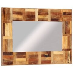 vidaXL sienas spogulis, pārstrādāts masīvkoks, 50x80 cm cena un informācija | Spoguļi | 220.lv