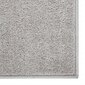 vidaXL paklājs, 140x200 cm, gaiši pelēks cena un informācija | Paklāji | 220.lv